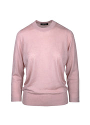 Cashmere Floral Crew Neck Sweater